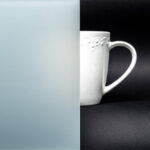 Sicherheitsglas mit matter Folie