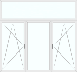 DrehKippLinks-Fest-DrehKippRechts - Oberlicht